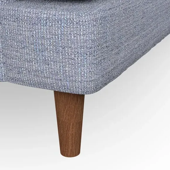 2-Seater Sofa with Button Detail - Navy
