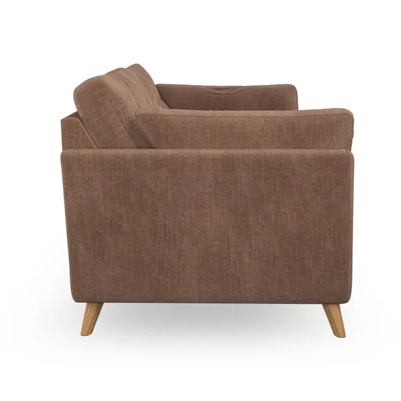 2-Seater Sofa with Button Details - Clay