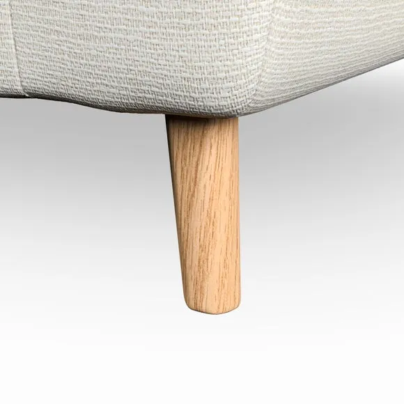 2-Seater Sofa with Button Details - Ivory
