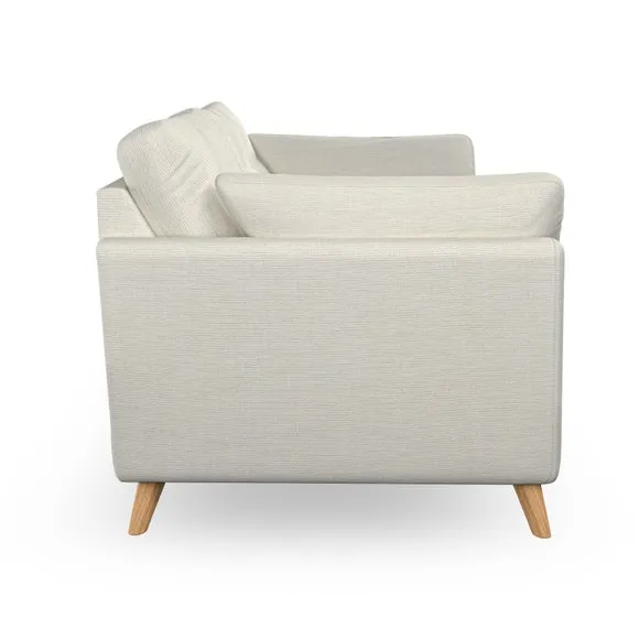 2-Seater Sofa with Button Details - Ivory