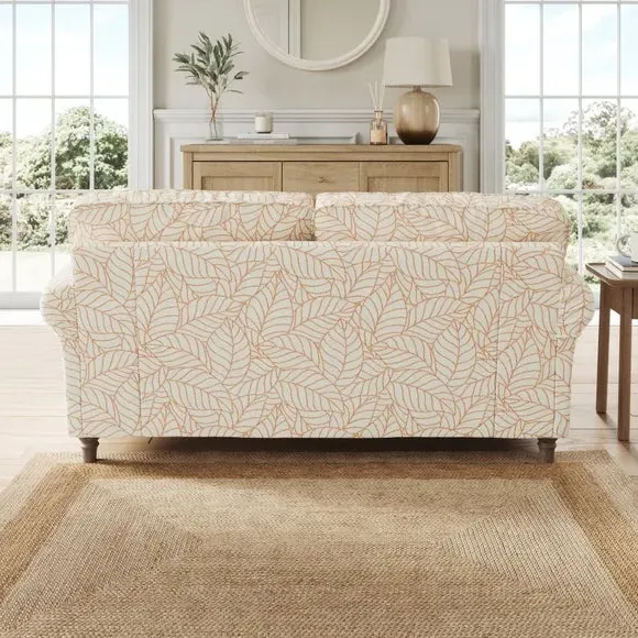 2-Seater Sofa with Curved Arms - Butterscotch