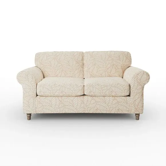 2-Seater Sofa with Curved Arms - Butterscotch