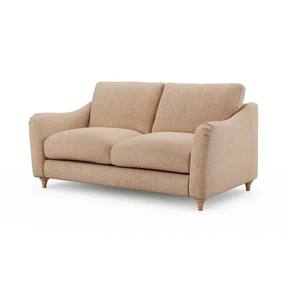 2-Seater Sofa with Curved Arms - Clay, Fabric
