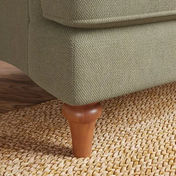 2-Seater Sofa with Curved Arms - Sage, Chenille