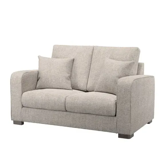 2-Seater Sofa with Deep Seats - Mushroom, Chenille