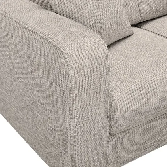 2-Seater Sofa with Deep Seats - Mushroom, Chenille