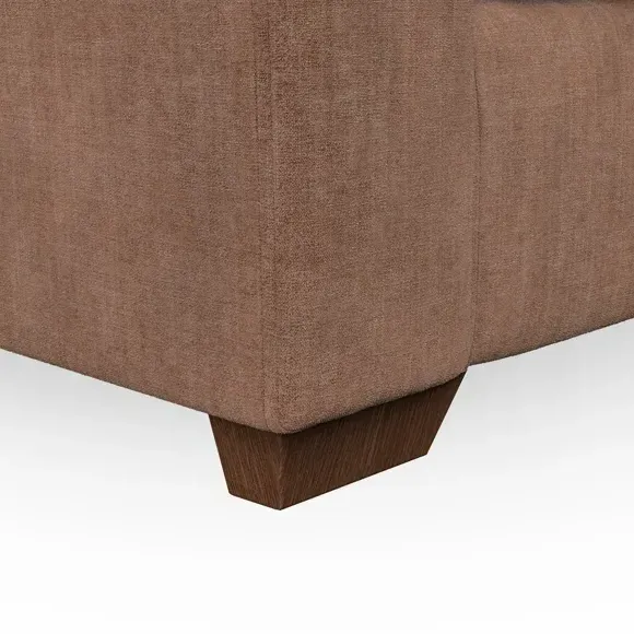 2-Seater Sofa with Flared Arms - Clay, Chenille
