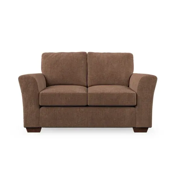 2-Seater Sofa with Flared Arms - Clay, Chenille