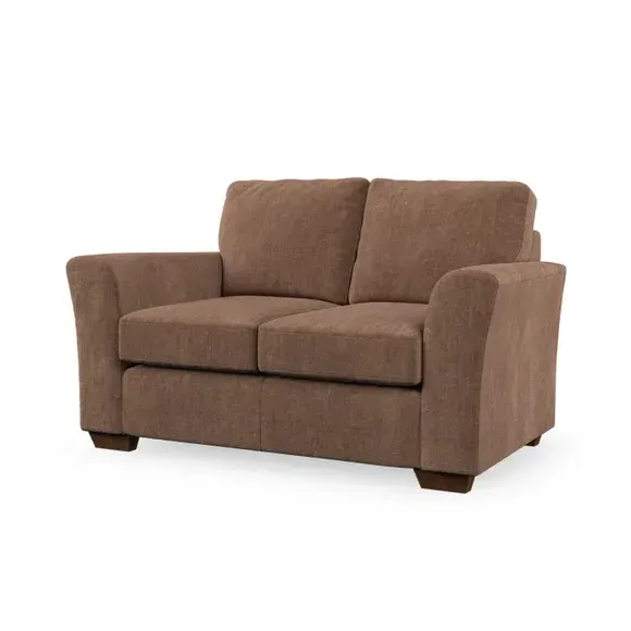 2-Seater Sofa with Flared Arms - Clay, Chenille