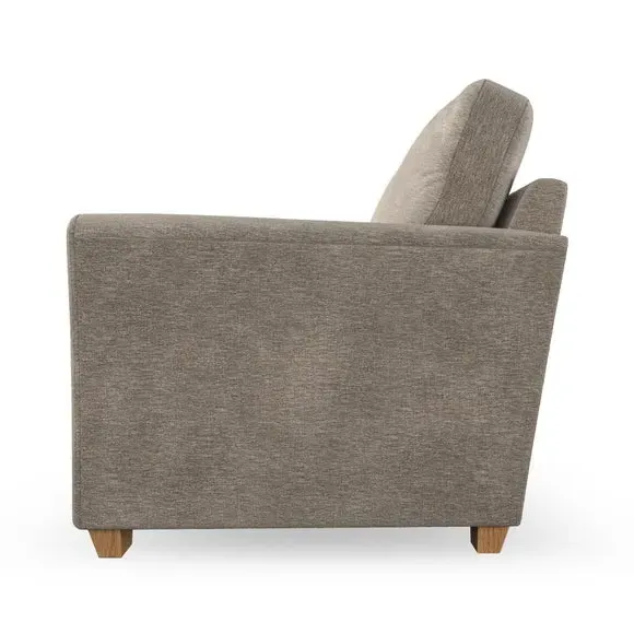 2-Seater Sofa with High Back - Mushroom