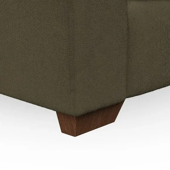 2-Seater Sofa with High Back - Olive