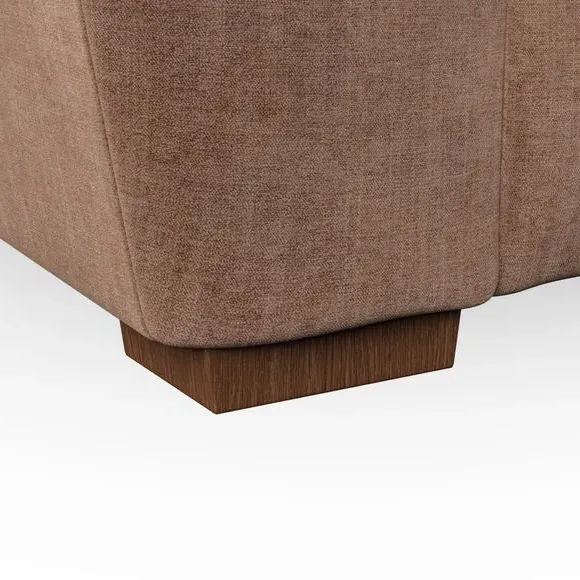 2-Seater Sofa with Pillow Arms - Clay, Fabric