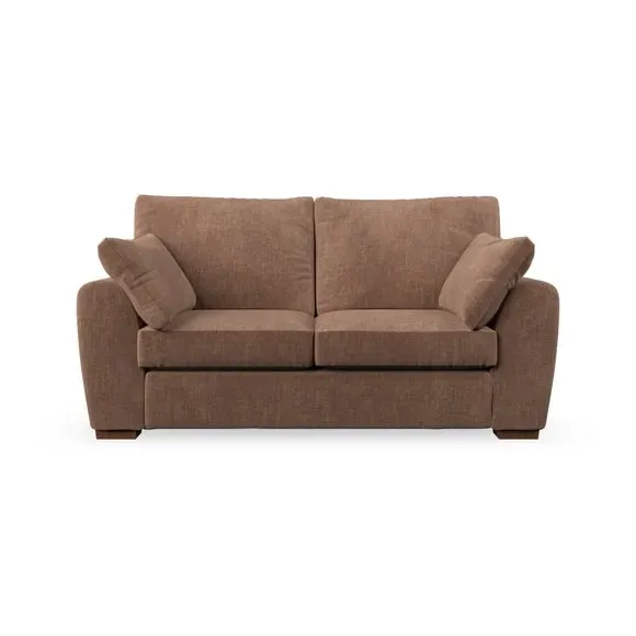 2-Seater Sofa with Pillow Arms - Clay, Fabric