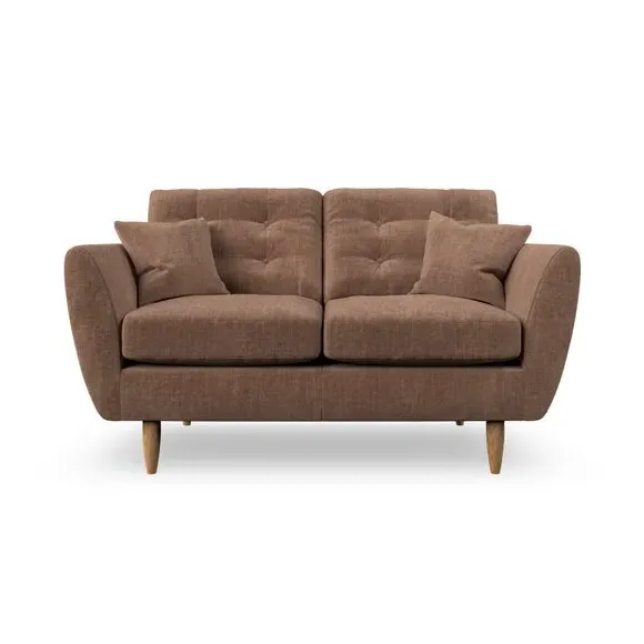 2-Seater Sofa with Scatter Cushions - Clay