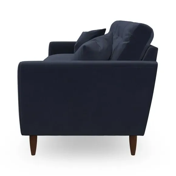 2-Seater Sofa with Scatter Cushions - Navy