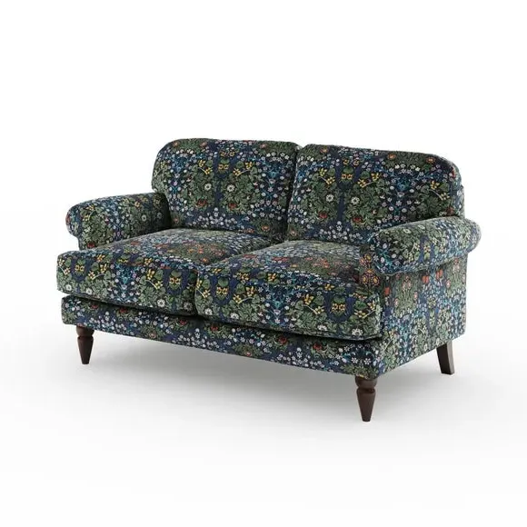 2-Seater Sofa with Scroll Arms - Blackthorn, Velvet