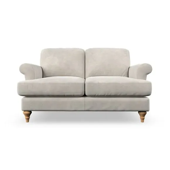 2-Seater Sofa with Scroll Arms - Sandstone