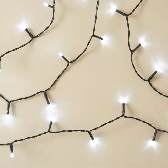 20 LED Chain Lights Battery Operated - Clear