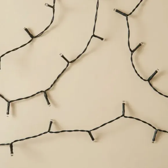 20 LED Chain Lights Battery Operated - Clear