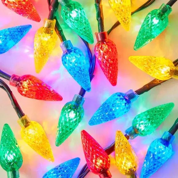 20 LED Diamond String Lights - Multicolor