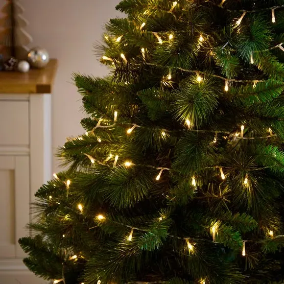 200 LED String Lights - Warm White, Clear Cable image