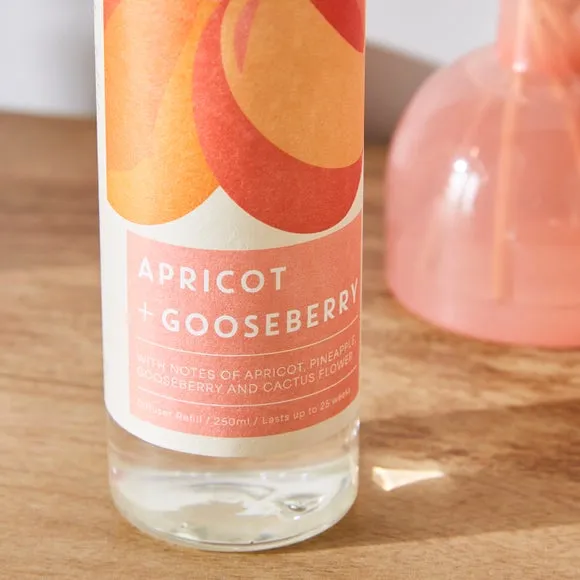 250ml Diffuser Refill - Apricot & Gooseberry