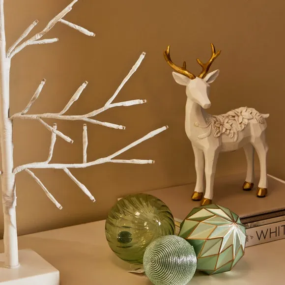 2ft LED Twig Tree - White