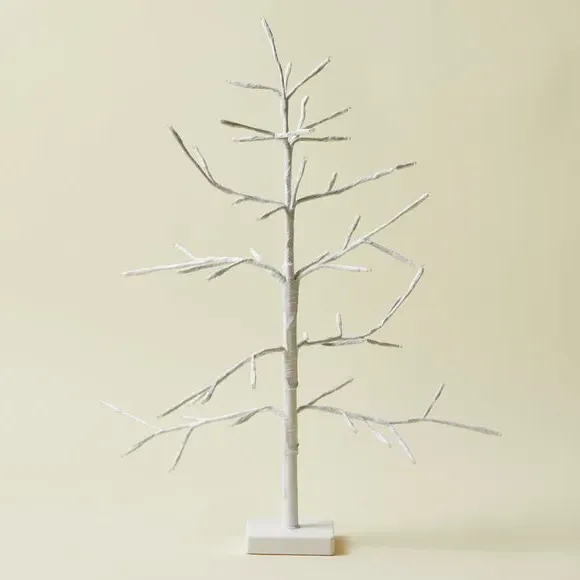 2ft LED Twig Tree - White