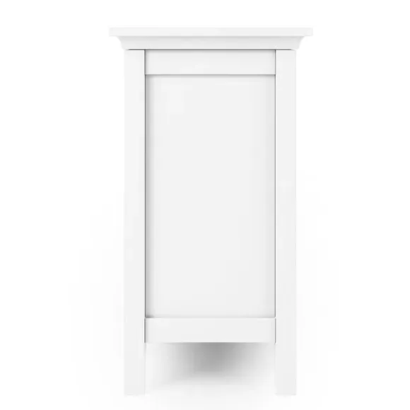 3-Drawer Bedside Table - White