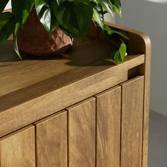 3-Drawer Cabinet - Mango Wood Effect