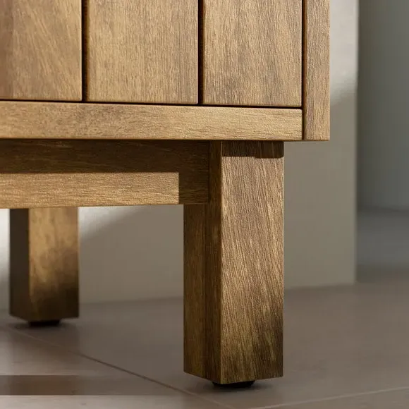 3-Drawer Cabinet - Mango Wood Effect