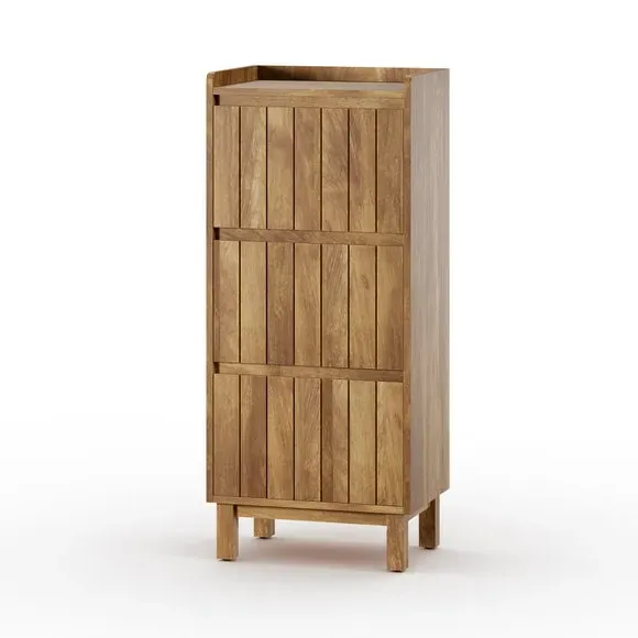 3-Drawer Cabinet - Mango Wood Effect