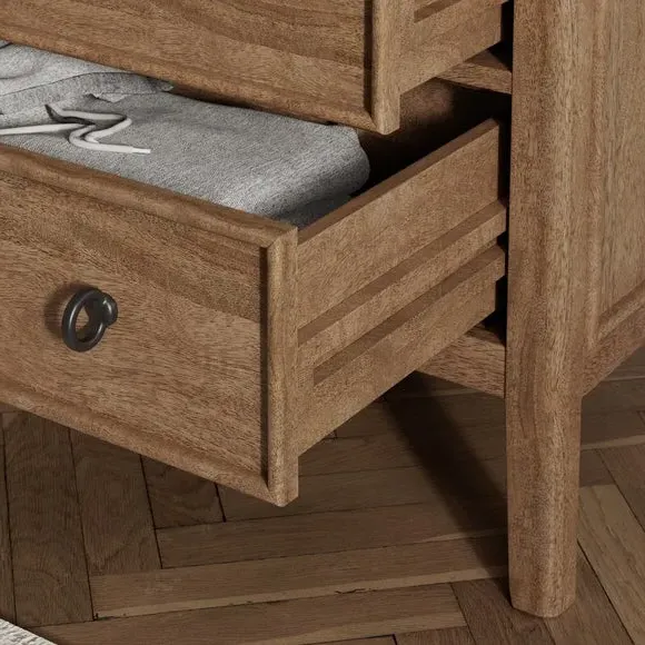 3-Drawer Chest - Natural, Mango Wood