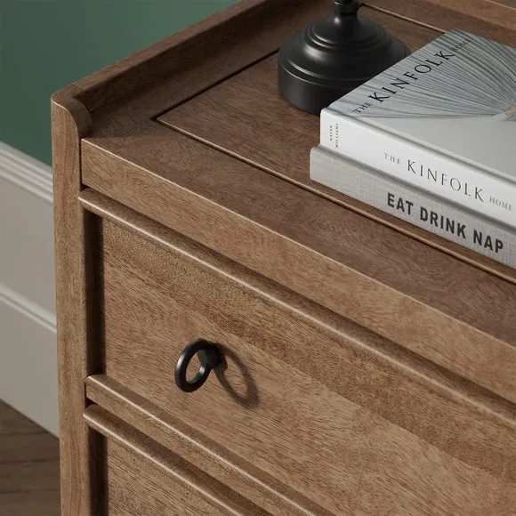 3-Drawer Chest - Natural, Mango Wood