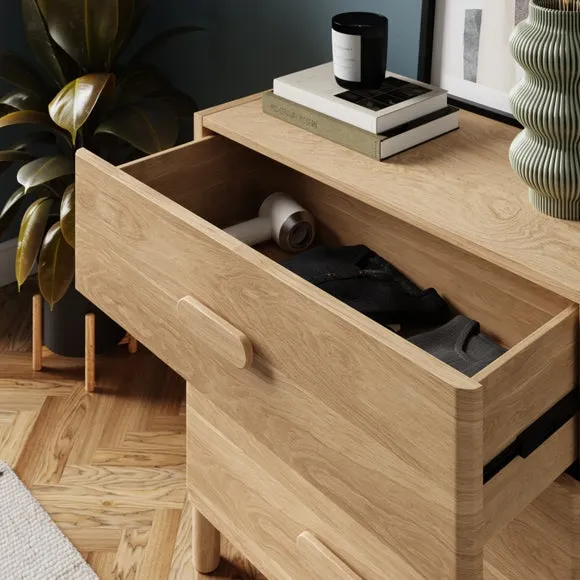 3-Drawer Chest - Oak Effect