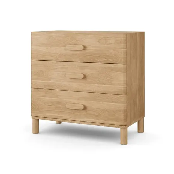 3-Drawer Chest - Oak Effect