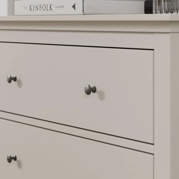 3-Drawer Chest with Metal Handles - Natural