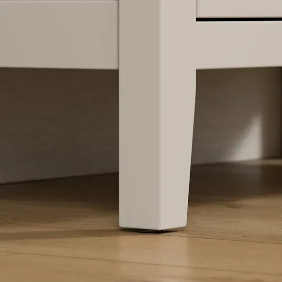 3-Drawer Chest with Metal Handles - Natural