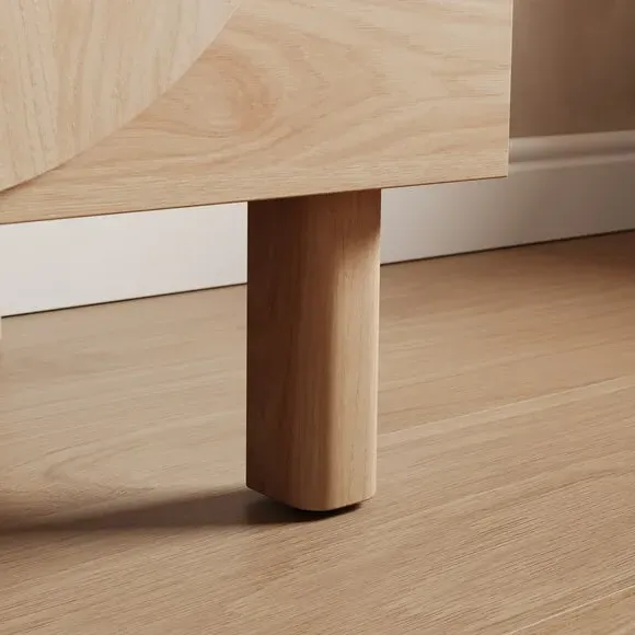 3-Drawer Chest with Metal Runners - Light Oak