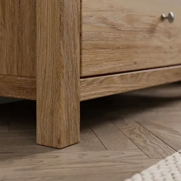 3-Drawer Chest with Metal Runners - Oak