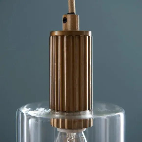 3-Light Adjustable Ceiling Light - Antique Brass