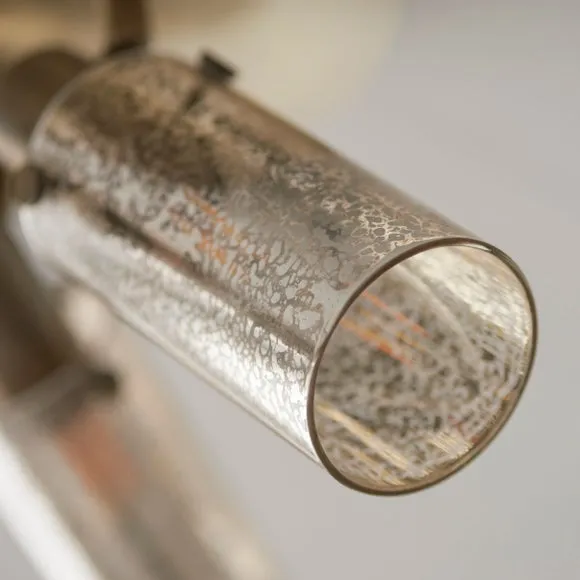 3-Light Adjustable Spotlight - Brass, Metal