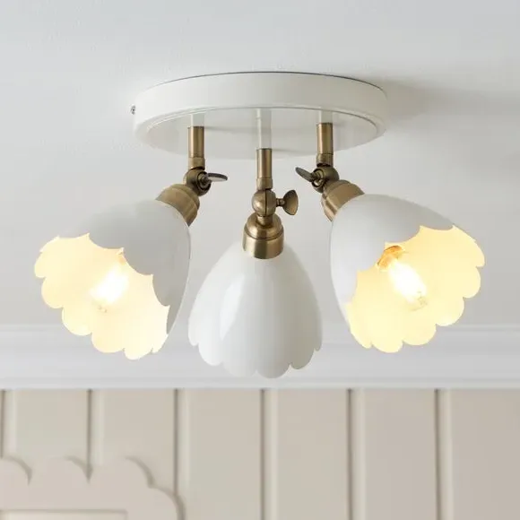 3-Light Adjustable Spotlight - Ivory image
