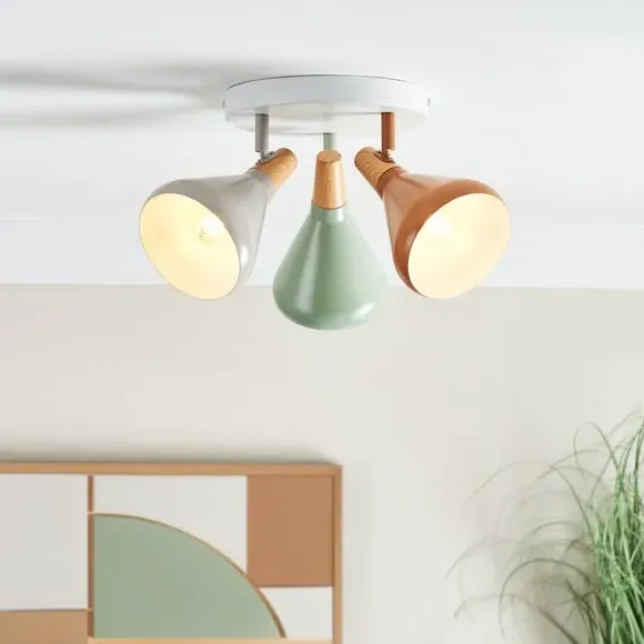 3-Light Adjustable Spotlight - Multicolor image