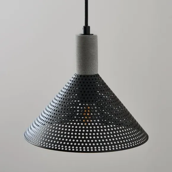 3-Light Ceiling Light Adjustable - Black, Metal