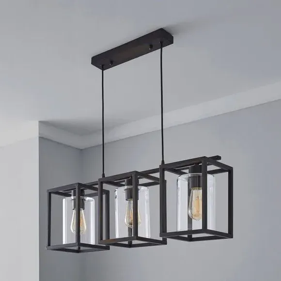 3-Light Ceiling Light Adjustable - Bronze, Metal