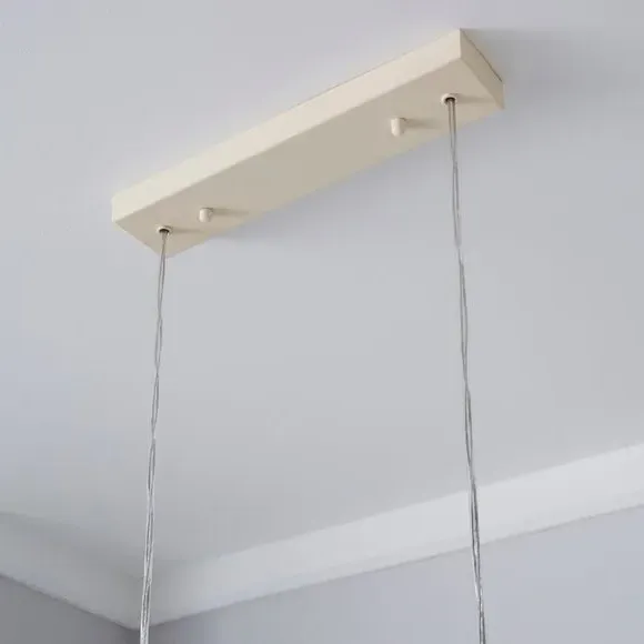3-Light Ceiling Light Adjustable - Ivory, Metal