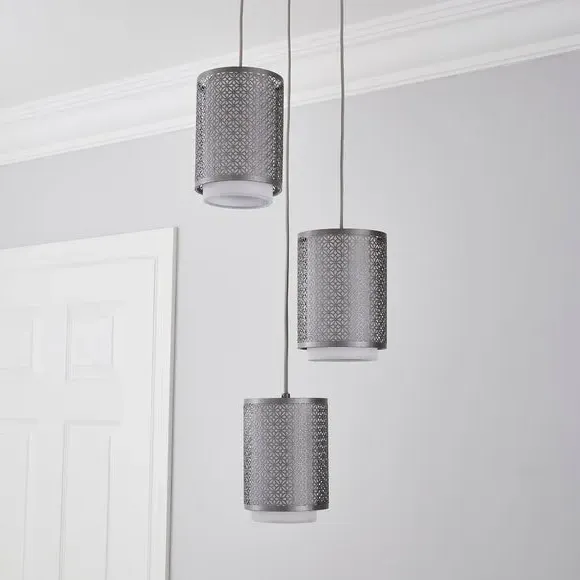 3-Light Cluster Ceiling Light - Champagne