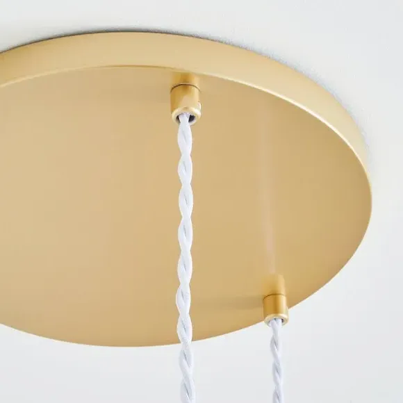 3-Light Cluster Ceiling Light - Clear, Glass