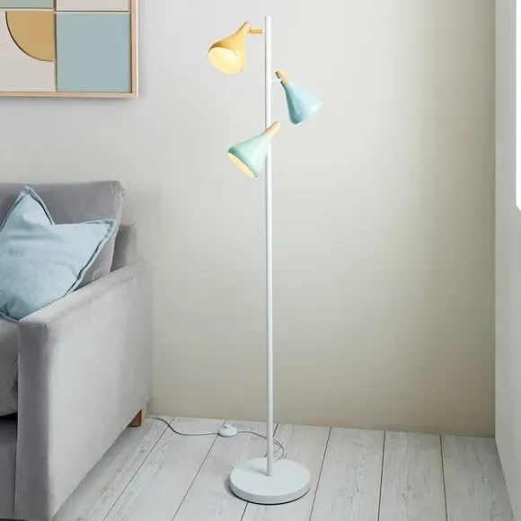 3-Light Floor Lamp Adjustable - Multicolor image